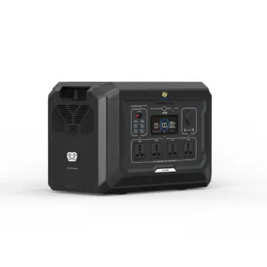 S2 2500W Portable Power Station LiFePO4 2500W UPS Solar Generator For Home backup